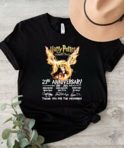 Harry Potter And The Cursed Child 23rd Anniversary 2001 2024 Signature Thank You For The Memories Unisex T Shirt