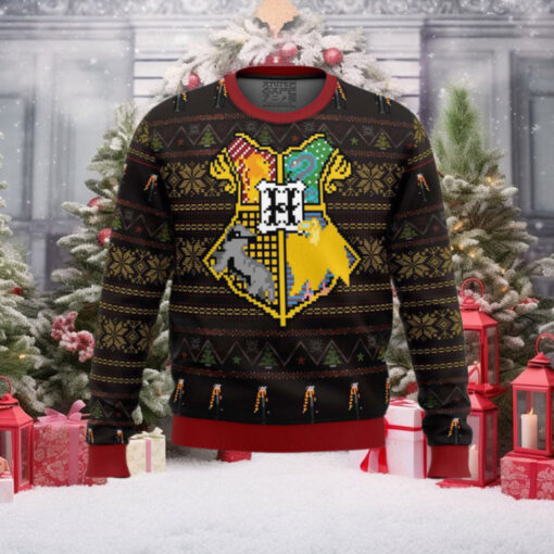 Harry Potter Sigils Knitted Best Ugly Christmas Sweater