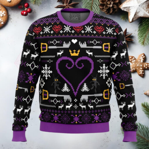 Hearts Kingdom Hearts Anime Ugly Christmas Sweater