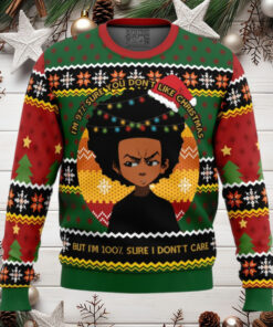 Huey Freeman The Boondocks Anime Ugly Christmas Sweater