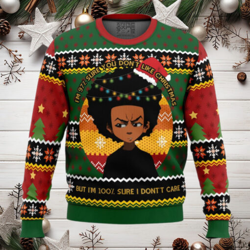 Huey Freeman The Boondocks Anime Ugly Christmas Sweater