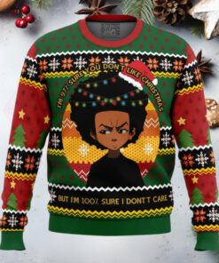 Huey Freeman The Boondocks Anime Ugly Christmas Sweater