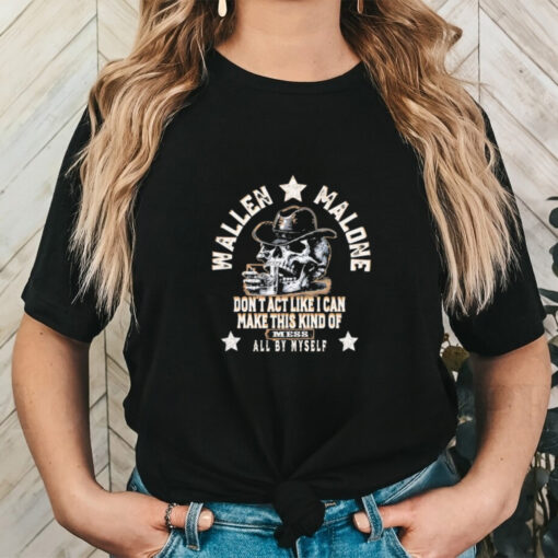 I had some help country music Posty Wallen skull shirt