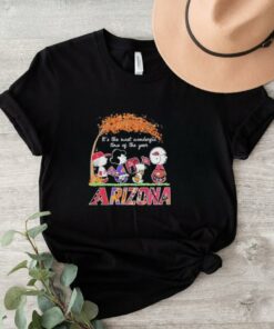 The Peanuts Movie Characters Arizona Sports It’s The Most Wonderful Time Of The Year 2024 Shirt