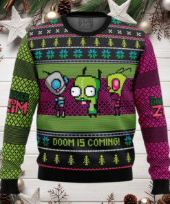 Invader Zim Anime Ugly Christmas Sweater