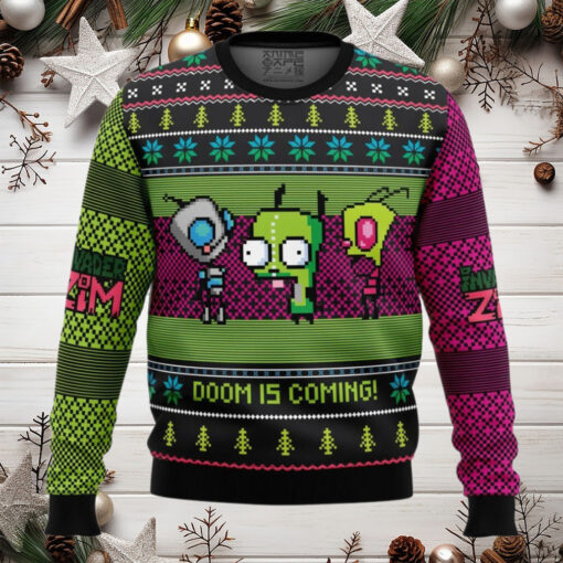 Invader Zim Anime Ugly Christmas Sweater