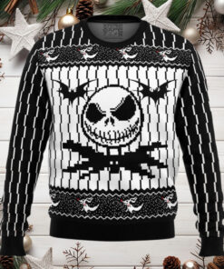 Jack Skellington The Nightmare Before Christmas Anime Ugly Christmas Sweater