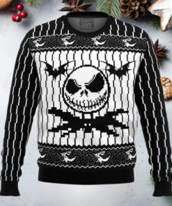 Jack Skellington The Nightmare Before Christmas Anime Ugly Christmas Sweater