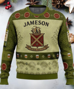 Jameson Irish Whiskey Anime Ugly Christmas Sweater