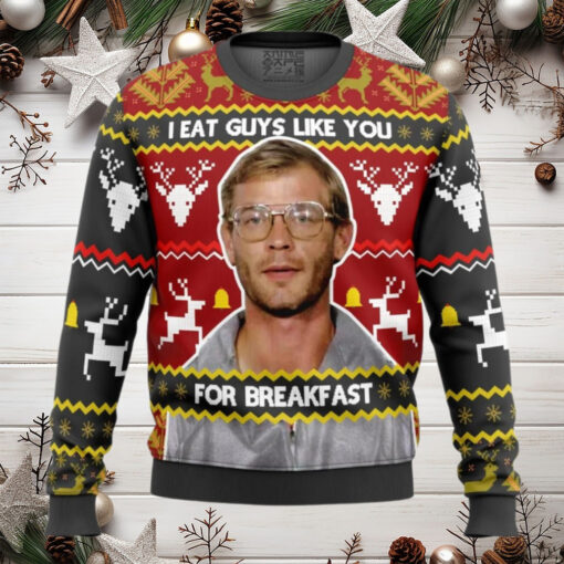 Jeffrey Dahmer Anime Ugly Christmas Sweater