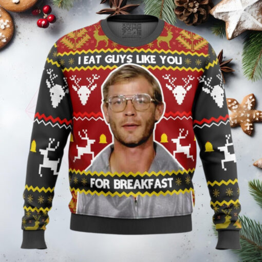 Jeffrey Dahmer Anime Ugly Christmas Sweater