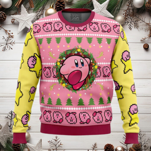 Kirby Anime Ugly Christmas Sweater