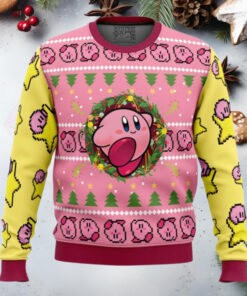 Kirby Anime Ugly Christmas Sweater