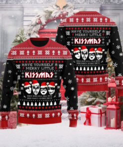 Kiss Band Have Yourself A Merry Little Kissmas Party Everyday Ugly Christmas Sweater