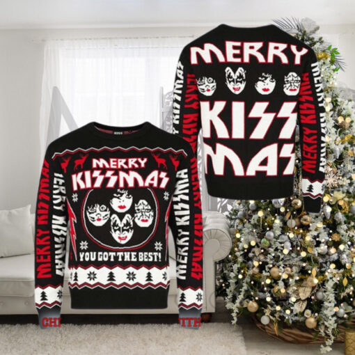 Kiss Merry Kissmas You Got The Best Ugly Christmas Sweater