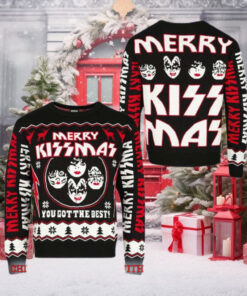 Kiss Merry Kissmas You Got The Best Ugly Christmas Sweater