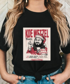 Koe Wetzel Music Wetzel’s Wonderland Live Austin And Ft Worth, Texas December 2024 Poster Shirt