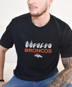 Love Sign x Broncos ASL shirt