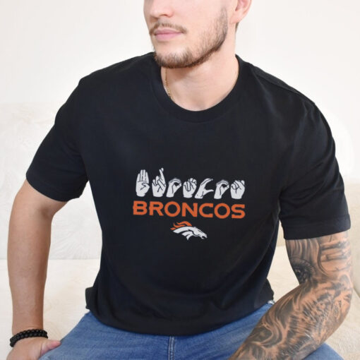 Love Sign x Broncos ASL shirt