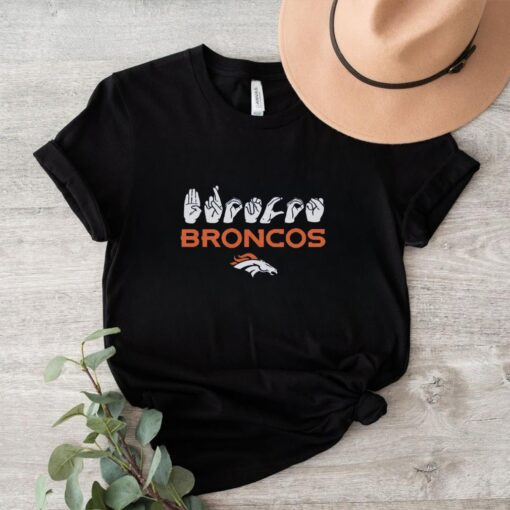 Love Sign x Broncos ASL shirt