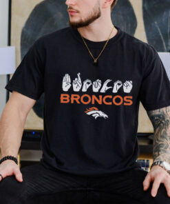 Love Sign x Broncos ASL shirt