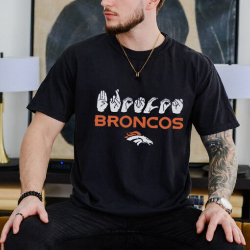 Love Sign x Broncos ASL shirt