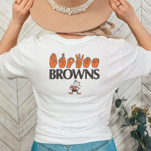 Love Sign x Browns ASL shirt