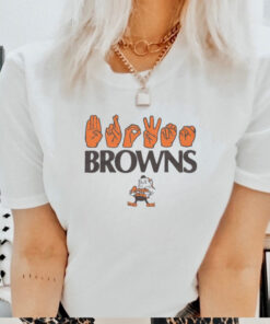 Love Sign x Browns ASL shirt