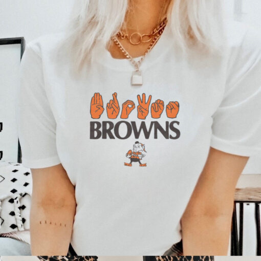 Love Sign x Browns ASL shirt