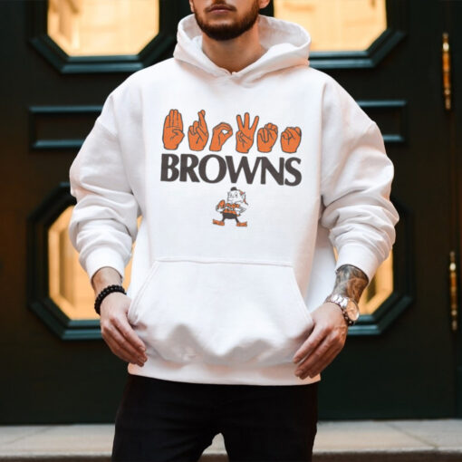 Love Sign x Browns ASL shirt