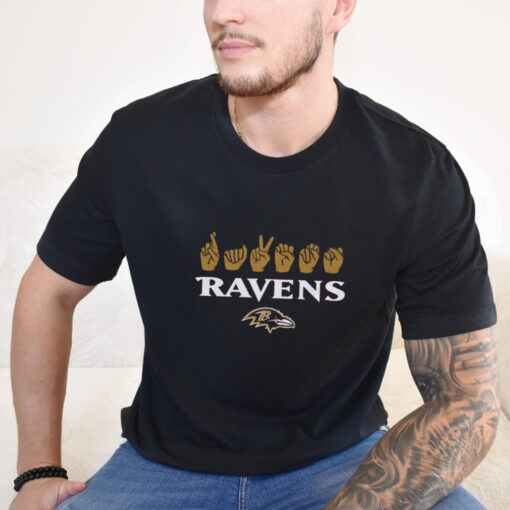 Love Sign x Ravens ASL shirt