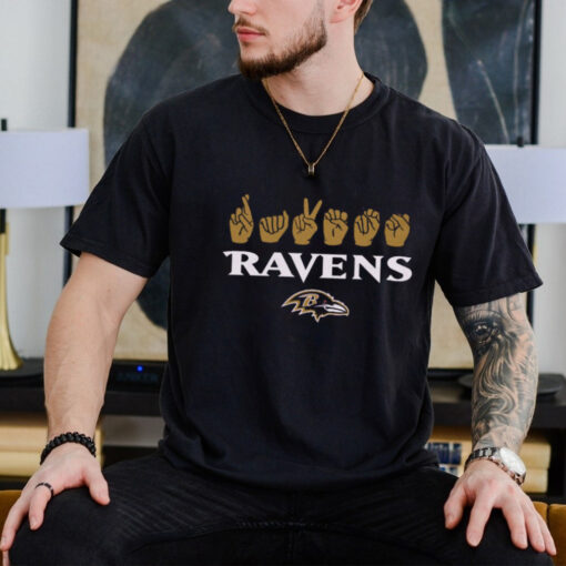 Love Sign x Ravens ASL shirt