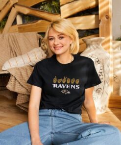 Love Sign x Ravens ASL shirt