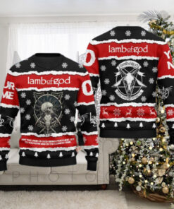 May The Lamb Of God Bring Peace And Joy To You Now And In The Coming Year 2024 Ugly Christmas Sweater