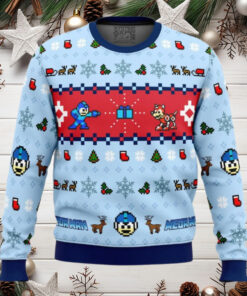 Mega Man Mega Holiday Anime Ugly Christmas Sweater