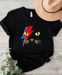 Meowie Cat Kitty Cat Glam Rock Music retro T Shirt