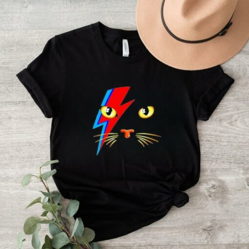 Meowie Cat Kitty Cat Glam Rock Music retro T Shirt