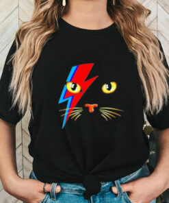 Meowie Cat Kitty Cat Glam Rock Music retro T Shirt