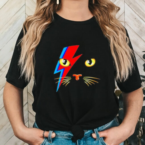 Meowie Cat Kitty Cat Glam Rock Music retro T Shirt