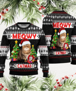 Meowy Ugly Christmas Sweater