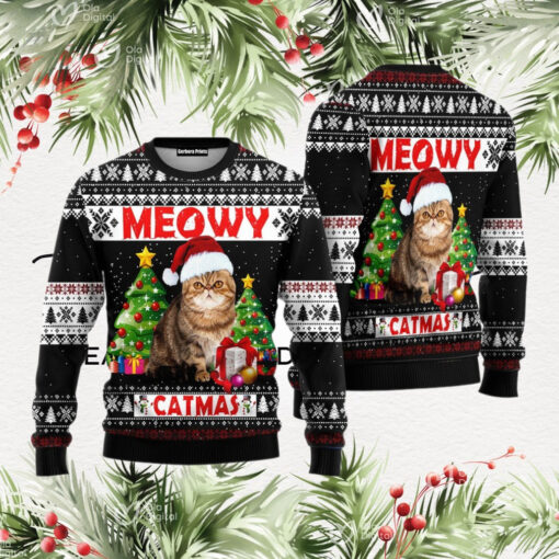 Meowy Ugly Christmas Sweater