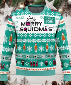 Merry Squidmas Squid Game Christmas Sweater