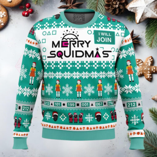 Merry Squidmas Squid Game Christmas Sweater