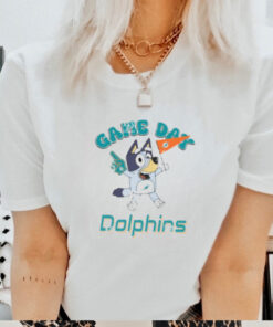 Miami Dolphins Bluey Game Day shirt