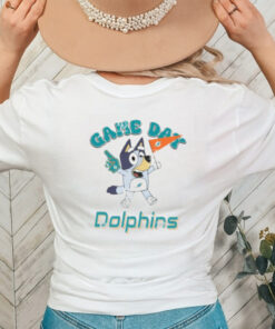 Miami Dolphins Bluey Game Day shirt