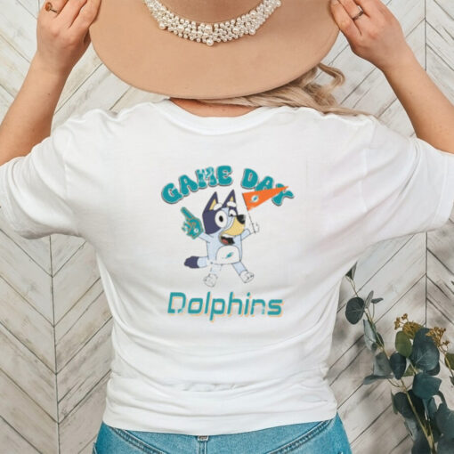 Miami Dolphins Bluey Game Day shirt