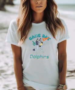 Miami Dolphins Bluey Game Day shirt