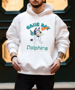 Miami Dolphins Bluey Game Day shirt