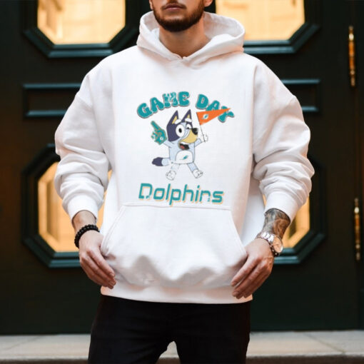 Miami Dolphins Bluey Game Day shirt