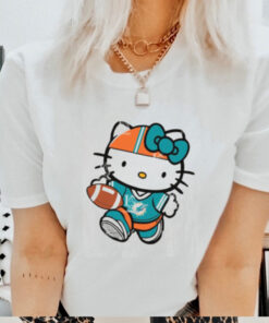 Miami Dolphins Cute Hello Kitty Football shirt